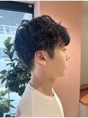 韓国風☆シャドウパーマが活きるメンズカット