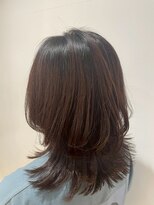 ヴァンカウンシル 清須店(VANCOUNCIL)&nbsp;大人ラフ◎レイヤーミディ×ダークブラウン