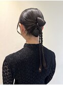 ヘアアレンジ/お呼ばれヘア/結婚式