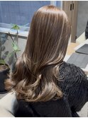 ナチュラルでお洒落な細めハイライト