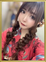 エヌ(N)&nbsp;編み込みふわふわツインお下げ☆