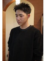 エディ(Edy)&nbsp;メンズスパイキーショート刈り上げ眉毛カットジェットモヒカン