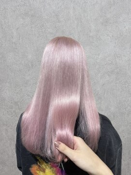 アン ブリーチ 大宮駅東口店(UN BLEACH) ブリーチ2回ホワイトピンクカラー♪