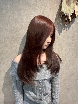 パーミル ヘア クマモト(permille ‰ hair Kumamoto) レッドブラウン×ザクザクレイヤー