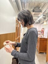 ニール 名古屋 伏見 丸の内(NEELU)&nbsp;【RIE】柔らかグレージュボブ