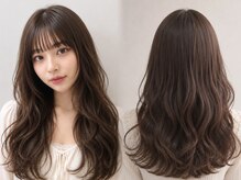 CECIL 表参道/コテ巻き風パーマ/デジタルパーマ/ボブパーマ【8月上旬開店（予定）】の雰囲気（32mmアイロンで巻きたような王道のコテ巻き風パーマです。）