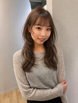 カノエ(canoe)&nbsp;ベージュブラウン 韓国巻き レイヤーカット 艶髪 【大濠赤坂】