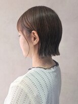 エンクス(enx)&nbsp;ミルクティーブロンド/ダークブルー/デジタルパーマ/鶴ヶ峰HK68