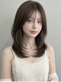 結べるレイヤー×伸ばしかけレイヤー×ブリーチなし透明感カラー