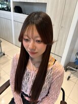 アース 会津若松店(HAIR&MAKE EARTH)&nbsp;ナチュラルブラウン×韓国風ロング