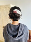 カチモリ風アップスタイル