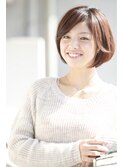 ナチュラルショートボブ