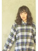 ☆パーマで作るグレーアッシュのセミロングウェーブ☆【coii】