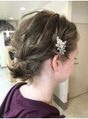 ショートのヘアセット