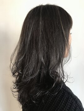 ブロッサム 若葉店(Blossom) グレージュハイライト×ロングレイヤー