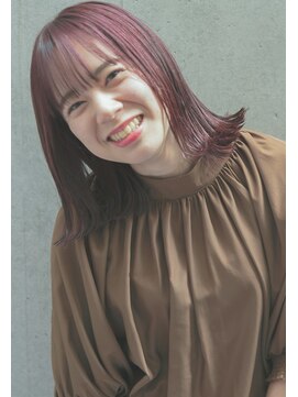 レジュアル(RESSUAL) 前髪 くびれミディ イヤリングカラー ラベンダーカラー
