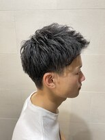 グレイスフル バーバープラチナム 六本木店(Graceful Barber platinum)&nbsp;ツーブロショート73アップバング