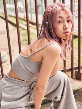 タイドヘア 茨木店(TIDE HAIR) 【NYLON掲載】Y2K×ハイトーンピンク