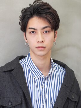 スー 渋谷(suu) 韓国風アップバングマッシュショートビジネスツーブロック