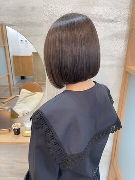 ジーナ セントラル銀座(Zina) ツヤ感カラー＊髪質改善＊グレージュ【ZinaCENTRAL】