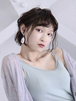 ロアー ヘアー リンク 葛西駅前店(RAWR hair link) 【RAWR】小顔_おくれ毛_ショートヘアアレンジ