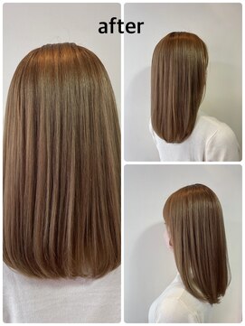 ルーチェ(luce) 髪質改善カラーヘアエステ 高濃度栄養分入りのケアブリーチ