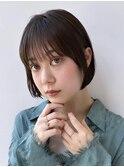ぱっつんボブ