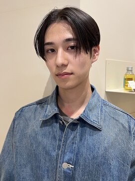 ネロ ヘアサロン ネイビー 渋谷(NERO HAIRSALON NAVY) 【近藤真帆】センターパート　髪質改善　韓国　メンズ