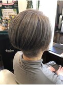 【60代 70代】大人ショートボブ　小顔　お洒落白髪染め 