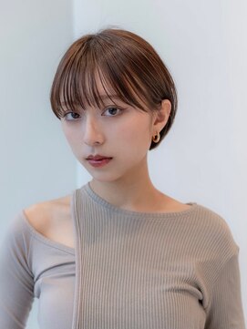 イオ 本厚木(io) 20代30代大人かわいい丸みショートイメチェン似合わせカット前髪