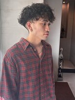 ヘアー アイス ルーチェ(HAIR ICI LUCE) メンズマッシュ刈り上げツーブロックシャドウパーマ/大矢