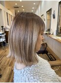 切りっぱなしスタイル