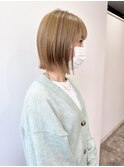 ◎NAKAMURA◎ #50 ミニボブ/切りっぱなしボブ/艶カラー