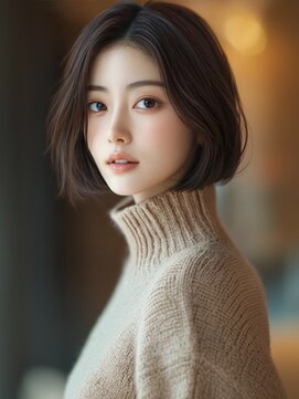 アルトリスト(Altruist Aging×HAIR&SPA) ★暗めカラーグランマッシュフェイスフレーミングデザインカラー