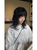 ワイドバングパーマ