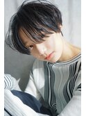 大人ショートボブマッシュショートハンサムショート前髪長め