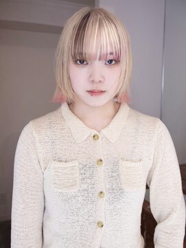 ユルク(JURK nagoya) 【TAIKI NOGUCHI】ベージュ×ブロンド×ブラウン×ピンク