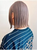 Say.黒髪ボブルフネビージュ小顔ワンレン切りっぱなしボブ原宿