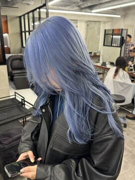 ニコ トウキョウ 渋谷(nico TOKYO) ペールブルー/髪質改善/ダブルカラー/ケアブリーチ/20代