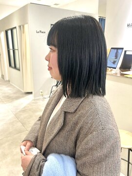 マッシュ 天王寺あべの(MASHU) ボブ×寒色カラー