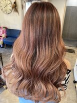 ヘアスタジオニコ(hair studio nico...)&nbsp;バレイヤージュ　ピンク