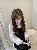 ブリーチなしミルクブラウン