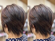 ハツミの雰囲気（梅雨の前に縮毛矯正をしました♪お手入れ楽らく～）