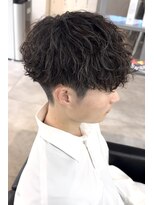 メンズフィール 南森町(MENS FEEL)&nbsp;◇波巻きツイストスパイラル刈り上げショートマッシュ