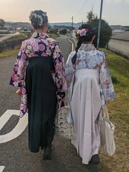 【木津川】2026年成人式・卒業式受付中♪ヘアセット＆着付けがトータルで完成！崩れにくい仕上がりに◎