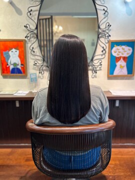 髪質改善ヘアエステ アリュール(allure) ナチュラルストレートヘア