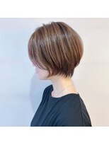 アッシュ 横浜店(Ash)&nbsp;白髪ぼかしハイライト/ハイライトボブ/多毛さんにおすすめボブ