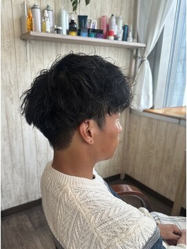 ゴエン(goen hair lounge) 抜け感×清潔感　ゆるっとシャドウパーマ