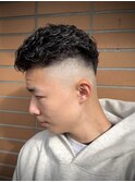 【大村指名】メンズカットスキンフェード極道パーマ