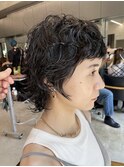 ニュアンスパーマ/ショートウルフ[中崎町/梅田駅］
